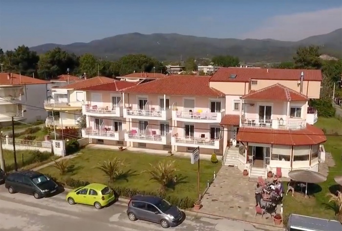 Fietsenhotel Strand Pension Delfini in Asprovalta